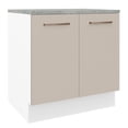 thumbnail image 1 of Mueble de Cocina 80 cm 2 Puertas Blanco/Crema Agata Madesa, 1 of 5