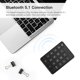 thumbnail image 3 of 19 Teclas Universal Bluetooth Inalámbrico Numérico Teclados Mini Teclado Digital para PC Suministros de Contabilidad, 3 of 5