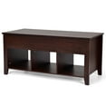 thumbnail image 1 of Giantex Table Basse à Plateau Relevable, avec Compartiment de Rangement Caché et Tablette pour Salon à la Maison, Meuble d'Appoint pour la Maison, Table Basse de Rangement à Plateau Relevable en Bois, 1 of 10