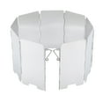 thumbnail image 1 of Soidarity Estufa de Gas, protección contra el viento, estructura plegable, aleación de aluminio para exteriores, protección de pantalla a prueba de Kits de desorden para acampar Soidarity OD000104-00, 1 of 6