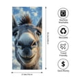 thumbnail image 4 of ZFLMY Pool Towel - Donkey Face Clouds Print, Machine Washable for Bathroom, Beach, Yoga, Camping, Hiking, Oversize 55.1x27.6 55.1x27.6in, 4 of 7