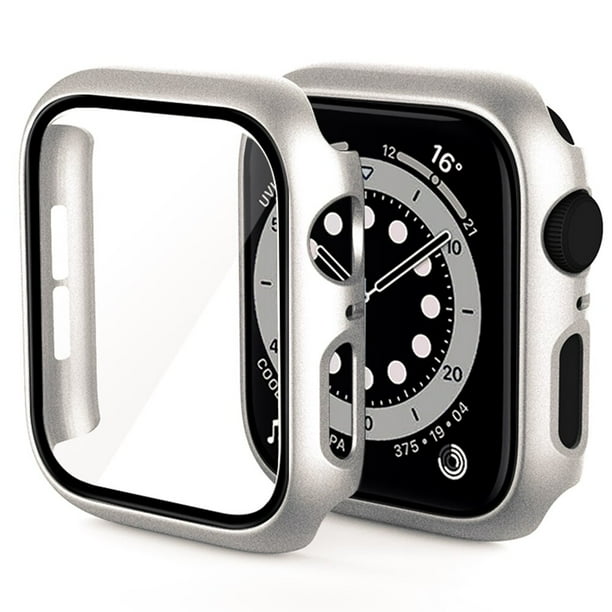Cristal y cubierta para Apple Watch, Protector de pantalla de 44mm, 40mm, 41mm, 45mm, parachoques mate, Ultra 49mm, accesorios para Iwatch SE 8, 7, 6, 5, 4, 32