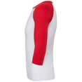 thumbnail image 3 of T-Shirt de Baseball Adulte Manches 3/4 en Toile, 3 of 3