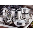 thumbnail image 5 of Sofram Stainless Steel Pressure Cooker 10.5 Qt (10 L) Steamer Cooker Stovetop Instant Cooking Pot Induction Safe, Silver Color, 5 of 12