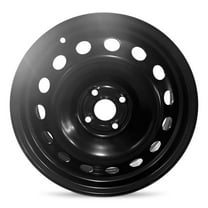 New OEM Replacement Wheel 16x5.5 in for 2016 Scion iA Painted Black 16 inch Steel Rim