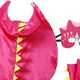 thumbnail image 4 of Cape de Dragon pour la Collecte de Bonbons, Cosplay, Dessin Animé, pour Cadeaux d'Halloween, Rouge, 4 of 7