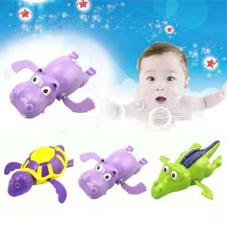 Zoiuytrg Wind up Swimming Turtle Pool Animals Toys For Baby Kid Bathing Toys Features: This delightful clockwork toy adds a little fun to bathtime. Watching him swim around the tub. No batteries required. Lovely swimming turtle. Great for bathtime fun. Material: Plastic Size: Approx. Turtule(11cm*10.5cm*5cm) Crocodile(14cm*11cm*5cm) Hippopotamus(11.5cm*11cm*5cm) Note: Color of each types will be sent in random. Package Included: 1 x Wind Up Swimming Turtle/Crocodile/Hippopotamus
