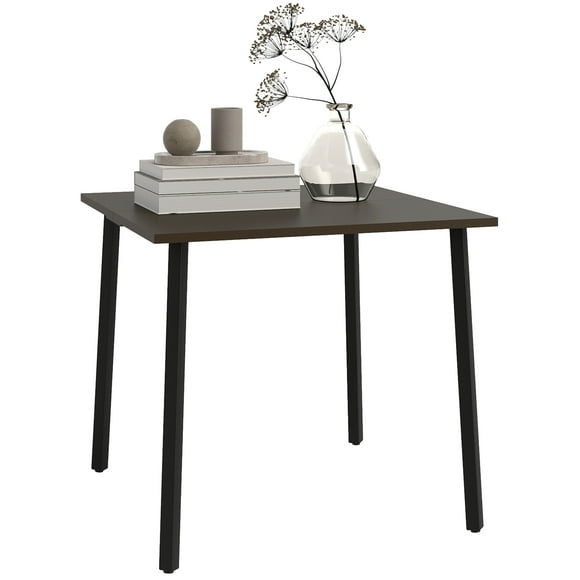 Outsunny Patio Table w/ Umbrella Hole for 4 People, 31.5" x 31.5"