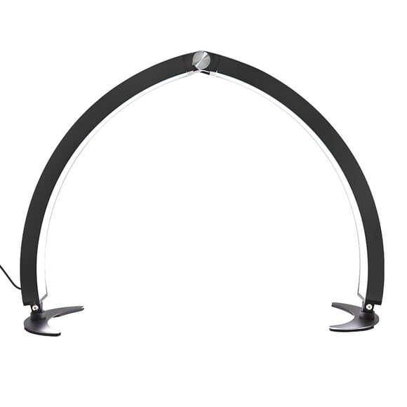 ANDOER Lampe de Bureau Pliable en Forme de Demi-Lune avec LED