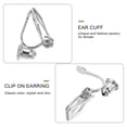 thumbnail image 4 of MasteelfCA 8pcs Clip-on Earring Base Safe Non-Pierced Ear Clips Earring DIY Material, 4 of 8