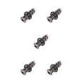 thumbnail image 2 of ZheElen Professional Stereo Output Threaded Output Lightweight 1/4 Inch Input Tube Style Anti-noisy Exquisite Socket Plug Black 5Set, 2 of 6