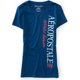 thumbnail image 1 of Aeropostale - Camiseta gráfica para mujer, color pop, azul, extra pequeña Aeropostale  Camiseta gráfica, 1 of 1