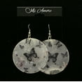 thumbnail image 4 of Mi Amore Butterfly Dangle-Earrings White/Silver-Tone, 4 of 5