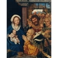 thumbnail image 3 of Quentin Massys 19x24 Black Modern Framed Museum Art Print Titled - The Adoration of the Magi (1526), 3 of 5