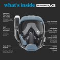 thumbnail image 3 of Máscara de snorkel Seaview 180 V3 integral para adultos, 3 of 6