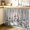 DarkGray, variant on Lavender Cabinet Curtain 32"Wx55"L, Dustproof Pantry Door Curtain with Self Adhesive Tape, Pastoral Pastel Purple Pink Wildflower Tall Storage Cover Privacy Drape for Bathroom Kitchen Laundry Room