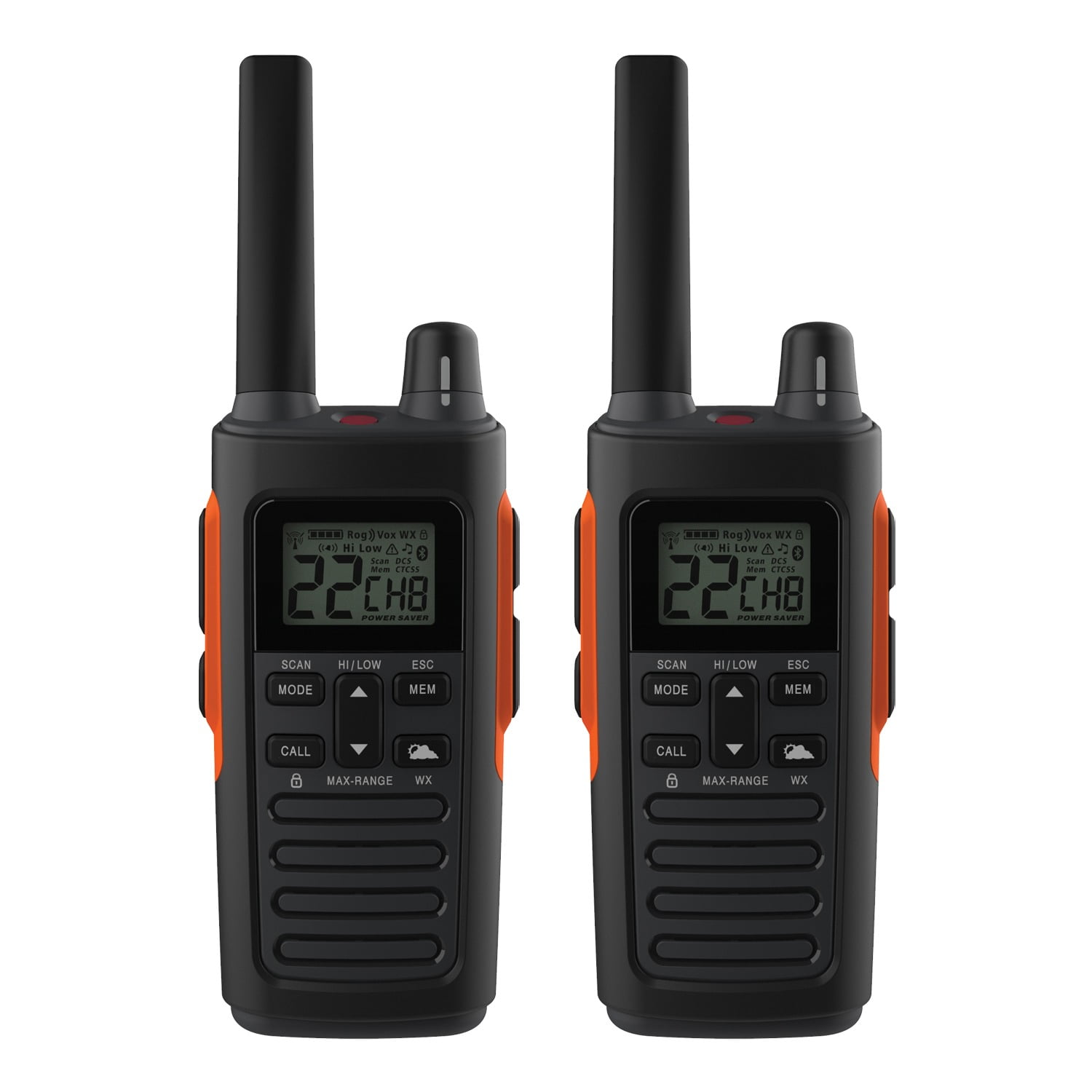 Cobra RX680 Rugged Waterproof Walkie Talkies, Pair