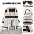 thumbnail image 3 of FORMRS Mini Backpack Purse for Women Quilted Travel Daypack Casual Shoulder Bag, Black Astronaut, 3 of 7