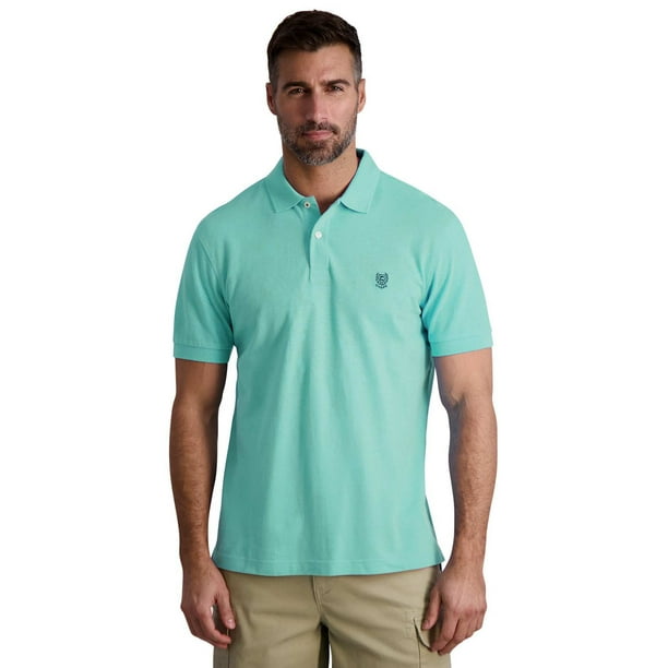 Chaps Men’s Classic Fit Everyday Solid Pique Polo Shirt, Sizes XS4XB
