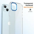 thumbnail image 2 of Ultra Slim Fit Phone Case for Apple iPhone 14, Crystal Clear Back Cover Anti-Scratch Shockproof Bumper Not-Yellowing Drop Protective Lightweight Case Cover for Women Men, Blue, 2 of 7