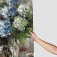thumbnail image 3 of Awpe Shower Curtain Set Hydrangea Study Blues Waterproof Multiple Sizes White, 3 of 7