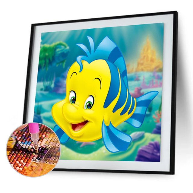 Cuadros Decorativos Pintura de diamante 5D, pez de dibujos animados, taladro cuadrado completo, arte de pared DIY (ZQF8252) DQrwqpou Nuevos Originales