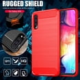 thumbnail image 2 of TAIAOJING For Samsung Galaxy A50 Case Brushed Texture Shockproof Phone Case 6.4 Inch, 2 of 4