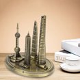 thumbnail image 1 of Beautiful Building Models, Oriental Pearl Model, Gold For Office Decor Home Ornaments, 1 of 8