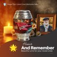 thumbnail image 4 of Yatskia Silver Trumpet at Red Cushion Mini Funeral Keepsake Urn for Ashes Adult Mother and Father, Small Cremation Burial Urns for Human Ashes Adult Female, (Monar Pack of 1, 3 Inch), 4 of 8