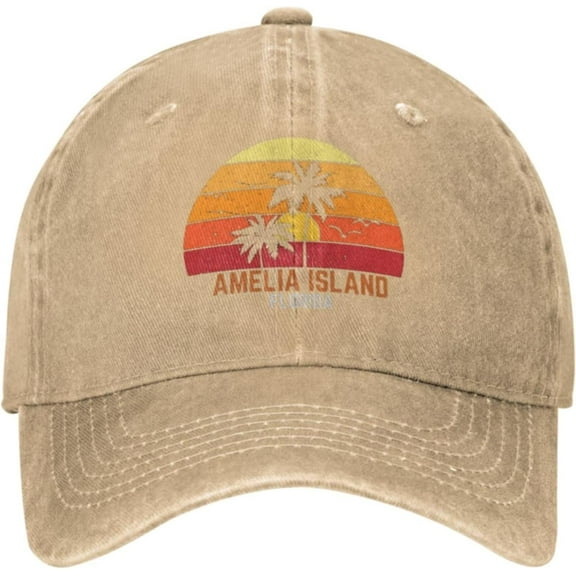 Amelia Island Florida Hat Men Baseball Caps Graphic Cap