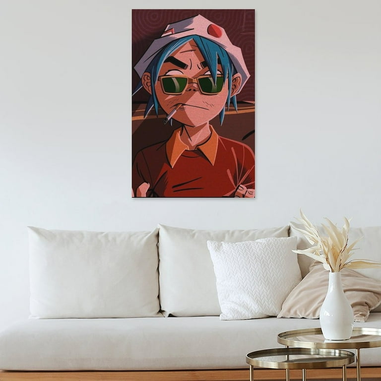 2d Gorillaz Music Decorative Painting Canvas Wall Poster Art