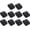 10, variant on 10Pcs Watch Display Pillow, 2.95" x 2.09" 1.77" Bracelet Pillow PU Leather for Box Bangle Cushions Storage, Black