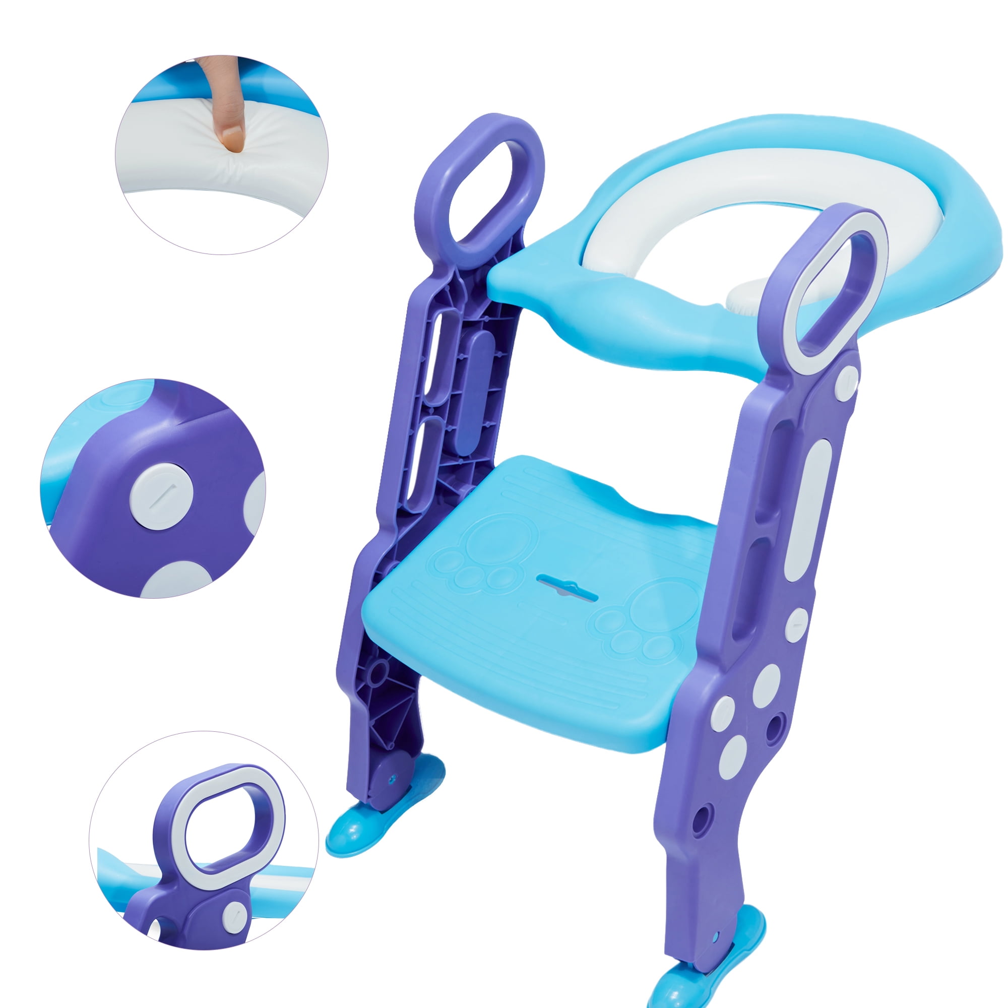 YouLoveIt Portable Toddler Toilet Chair Ladder Safety Potty Training