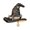 Black, variant on Gothic Enameled Witch Hat Brooch Trendy Statement Jewelry Ideal For Themed Parties And Fashion Outfits