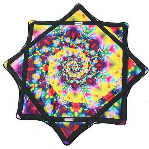 Mougee (moo-JEE) Série Flux Classique Étoile -Artiste -Collection Design Éon -pour Tous Niveaux - Amusement&Challensif -Doublé -Couleurs&Motif Vibrant 27 Diamètres -Fractaliciou