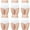 6PC G, variant on Jamicy Soft Panties for Women Women's Cotton Underwear High Waisted Ladies Panties Full Coverage Briefs 6 Pack