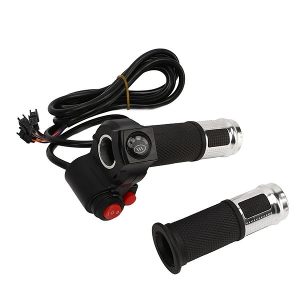 Agarre del acelerador de control de velocidad de bicicleta, 2 piezas Acelerador de mango de acelerador de bicicleta eléctrica Mango de acelerador de bicicleta eléctrica Eficiencia maximizada