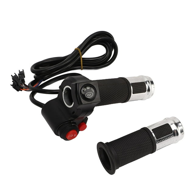 Mango de acelerador para bicicleta eléctrica, mango de Control de velocidad con 4 luces, interruptor de 3 velocidades, accesorios de reequipamiento, 2 uds. YUNYI BRAND Deportes