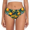thumbnail image 1 of Fotbe Fresh Orange Calzones Estampados para Mujer – Ropa Interior de Algodón, Cómoda, Suave y Elástica-X-Large, 1 of 6