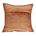 thumbnail image 6 of Parkland Collection Delphi Orange Solid Quilted Throw Pillow, 6 of 6