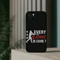 thumbnail image 4 of DistinctInk Tough Case for Apple iPhone 13 (6.1" Screen), Compatible with MagSafe Charging - Baseball Every Game is Game 7, 4 of 6