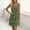 c01Green, variant on Hduncf Elegant Layered Dress for Women, Sleeveless Crew Neck Ruffle Tiered Layered,Wedding Guest Solid Formal Party Dress Purple XL