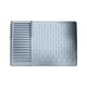 thumbnail image 1 of Tapete escurridor de platos de silicona para encimera Conjunto gris claro, 1 of 9