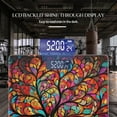 thumbnail image 3 of Digital Bathroom Scale with Large LCD Display,High Capacity Scale 400 lbs High Precision body fat scale-Tree Of Life With Vibrant Colors And Swirling Leaves, 3 of 4