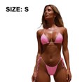 thumbnail image 2 of Traje de baño de bikini para mujer, bikinis, traje de baño, trajes de baño triangulares, trajes de baño sexy, varios tamaños, 2 of 6