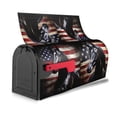 thumbnail image 4 of PHELIKA American Flag Dark Horse 02 Magnetic Mailbox Covers Standard Size 21"H x 18"W, 4 of 8
