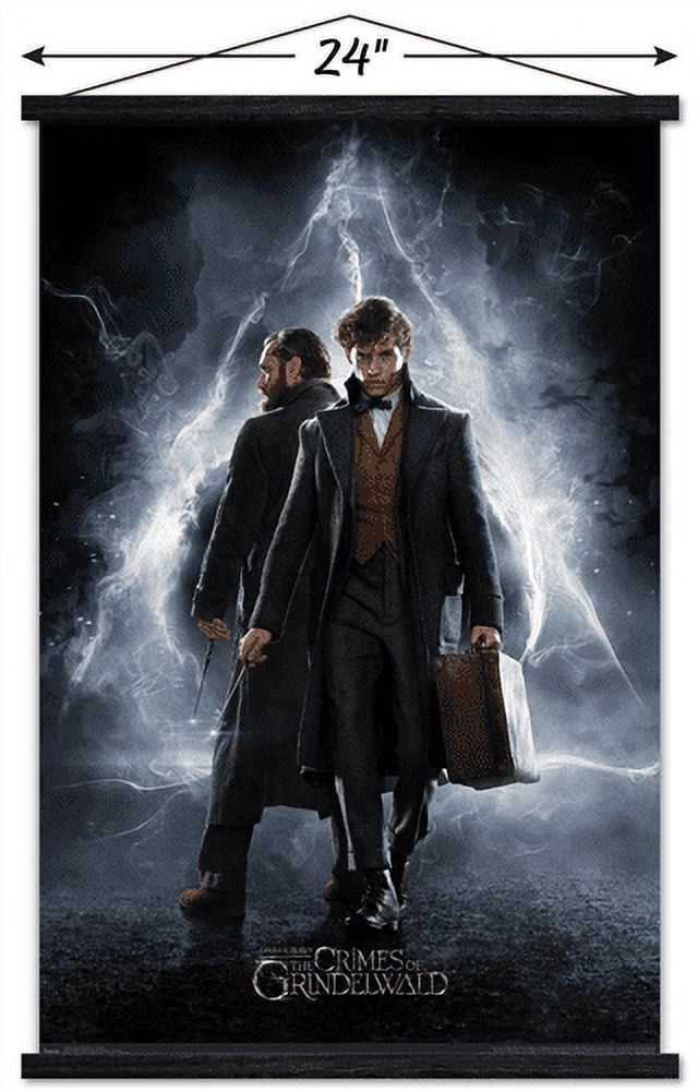 Fantastic Beasts: Crimes Of Grindelwald - Teaser Wall Poster with Magnetic Frame, 22.375" x 34"