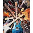 thumbnail image 2 of Music Guitar Gifts Blanket for Women Men, Music Guitar Gifts Throw Blankets for Adult Kids Girls Boys Guitar Players, Christmas Birthday Valentine''s Day Guitar Decor Gifts for Home Bed Couch, 2 of 6