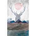 thumbnail image 2 of Deer and Mountains 2 Poster Print by Louis Duncan-He (24 x 36), 2 of 2