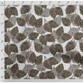 thumbnail image 4 of Soimoi Leaves Printed, Poly Canvas Fabric, Decor Sewing Fabric by The Yard 56 Inch Wide,Decorative Fabric for Curtains Tote Bags, Light Brown, 4 of 5
